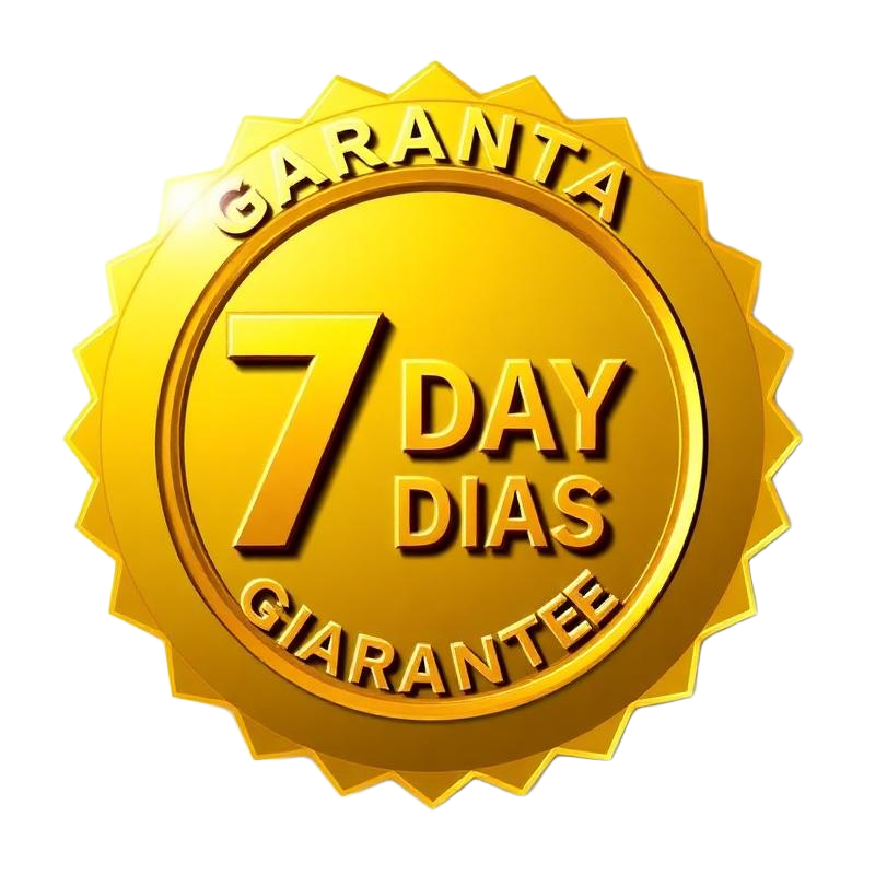 Selo de garantia incondicional de 7 dias